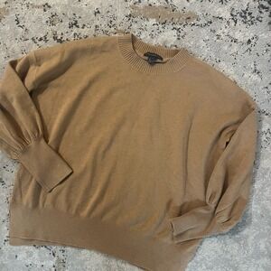 French‎ Connection Knit Sweater Balloon Sleeve Pullover Casual Top Large